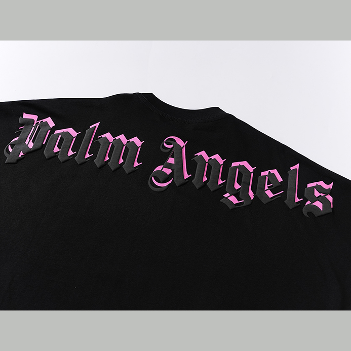  Palm Angels Doubled Logo Oversized T-shirt - DesignerGu