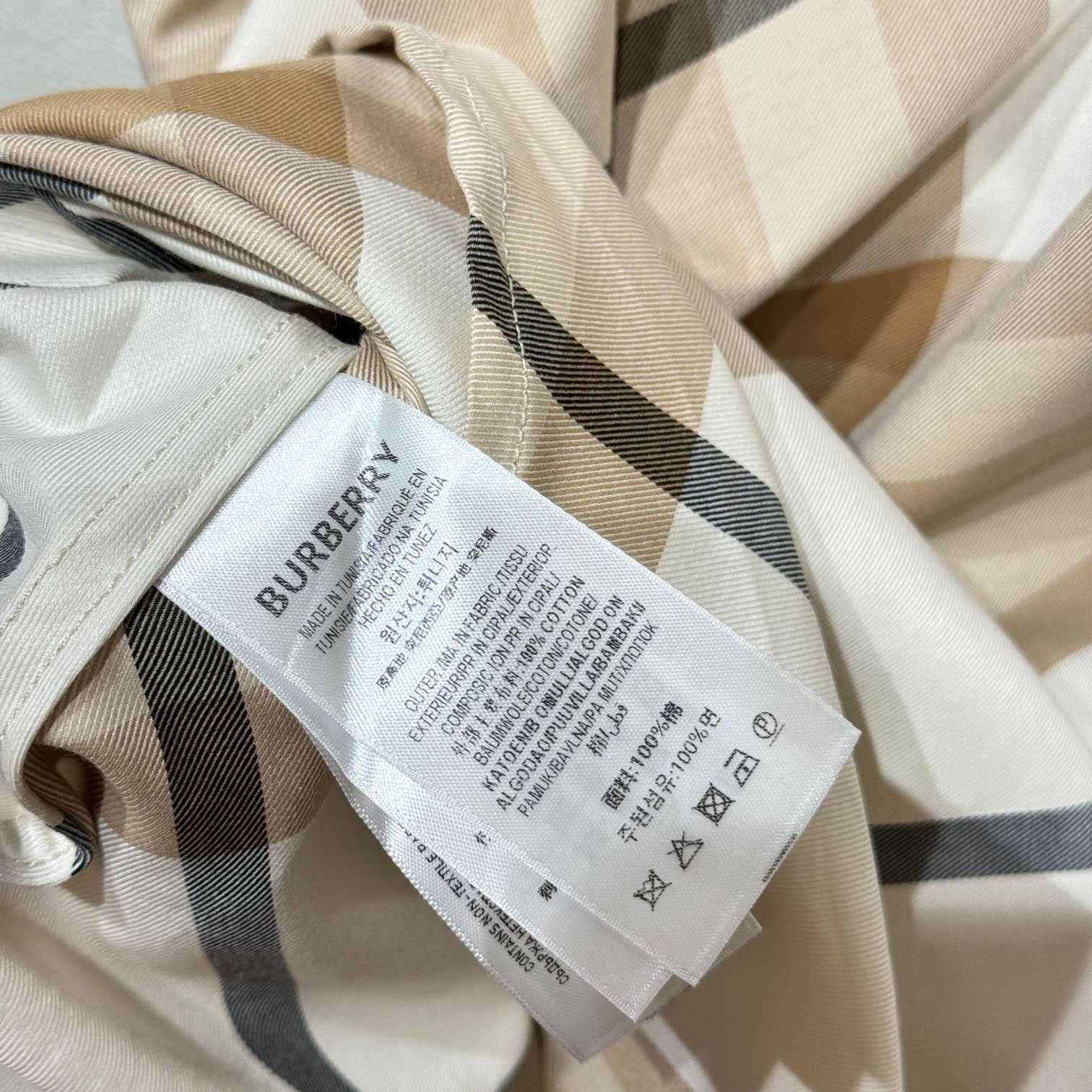 Burberry Check Cotton Shirt   - DesignerGu