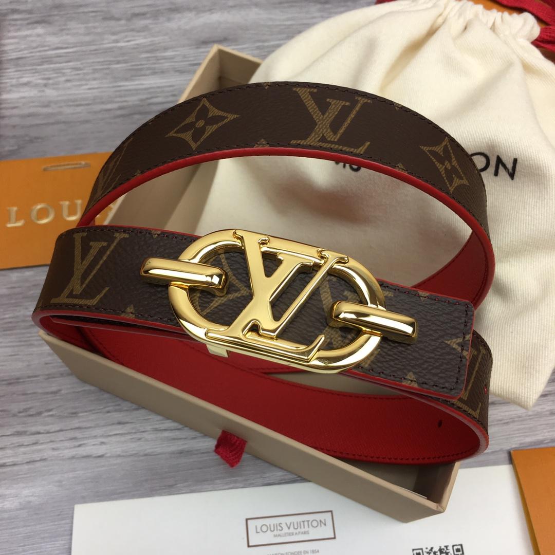 Louis Vuitton 30MM Reversible Belt - DesignerGu