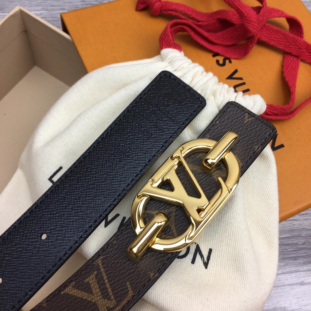 Louis Vuitton 30MM Reversible Belt - DesignerGu