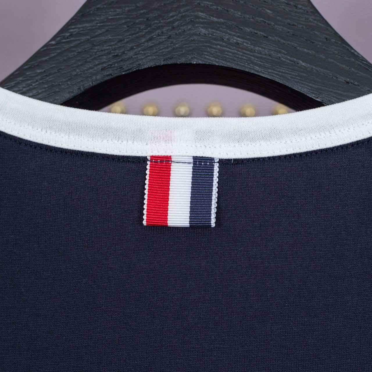 Thom Browne Short Sleeve T-Shirt   1886 - DesignerGu