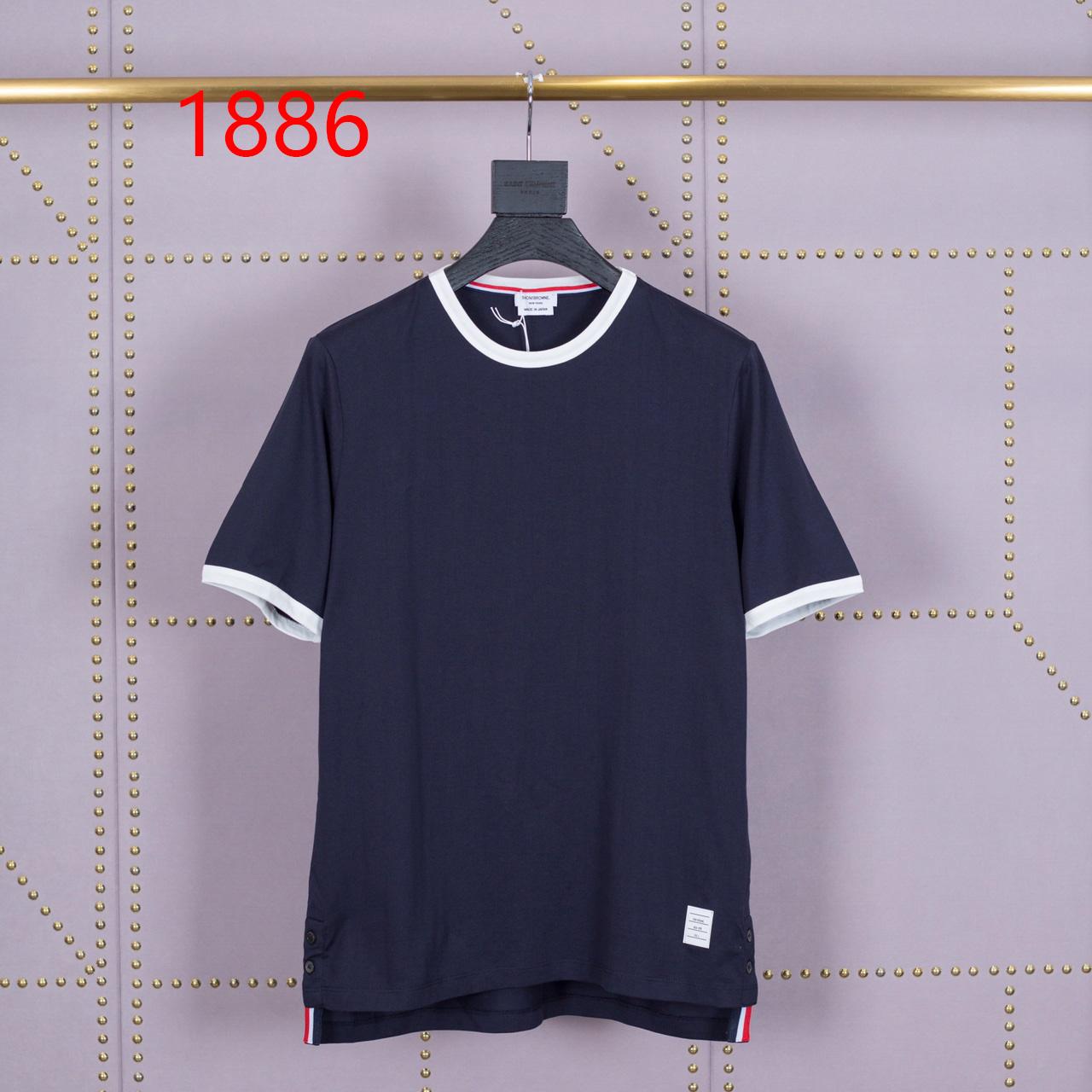 Thom Browne Short Sleeve T-Shirt   1886 - DesignerGu
