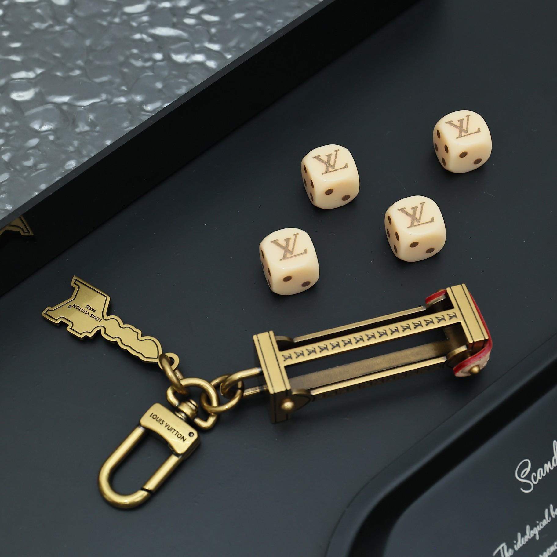 Louis Vuitton LV Lovers Dice Bag Charm & Key Holder  M01750 - DesignerGu