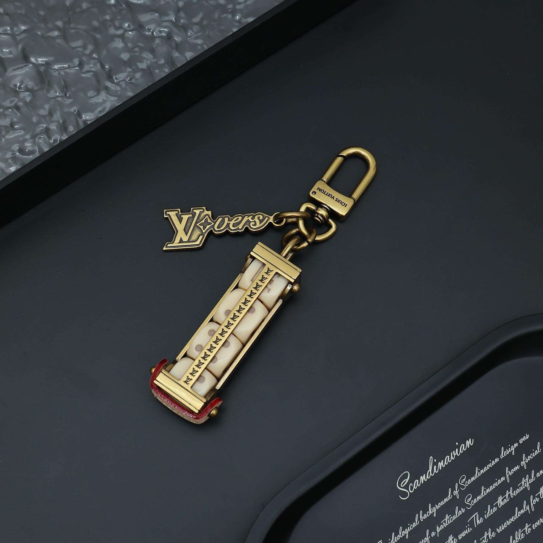 Louis Vuitton LV Lovers Dice Bag Charm & Key Holder  M01750 - DesignerGu