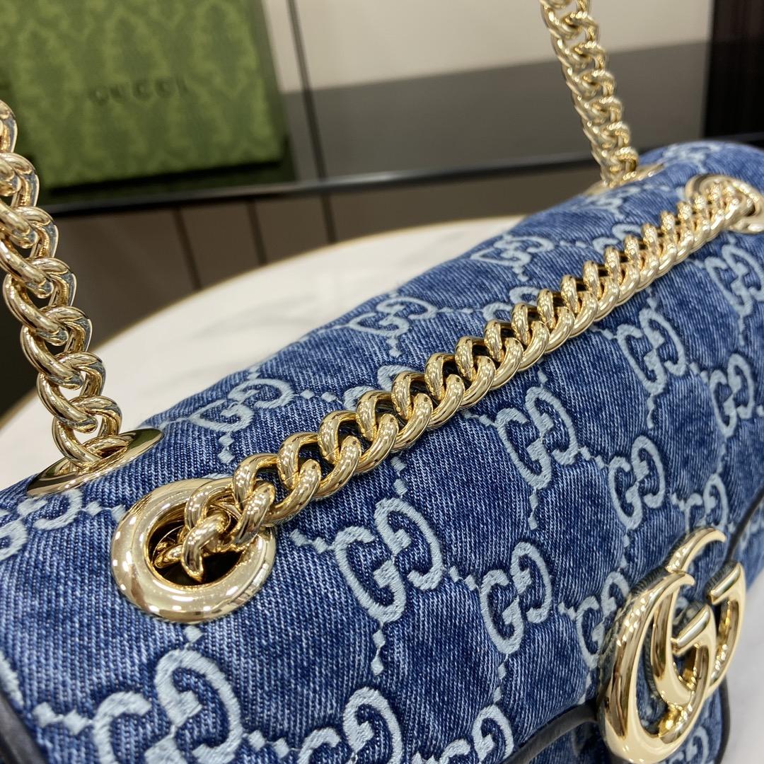 Gucci GG Marmont Small Shoulder Bag - DesignerGu