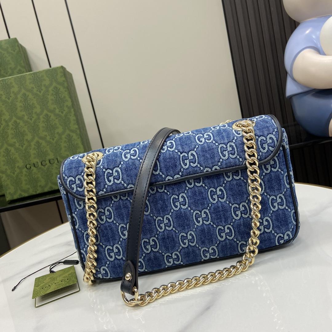 Gucci GG Marmont Small Shoulder Bag - DesignerGu