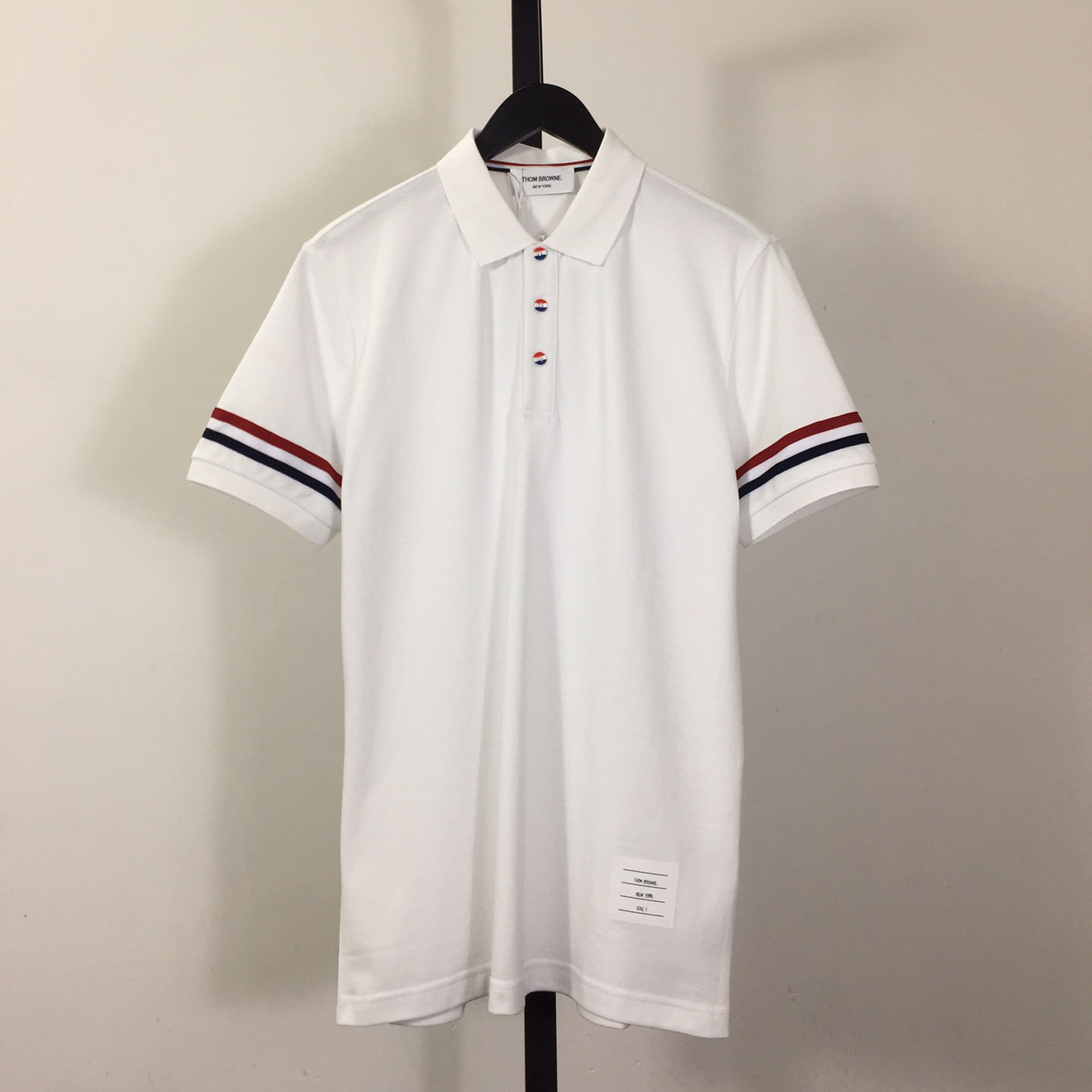 Thom Browne Striped Cotton Polo Shirt - DesignerGu