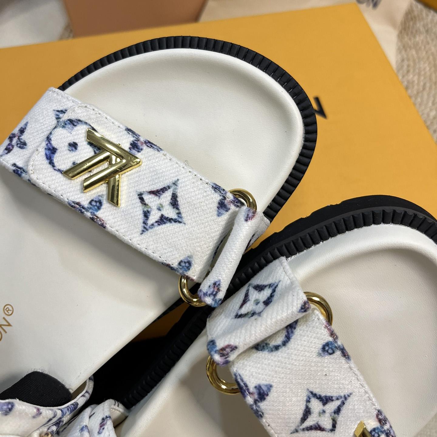 Louis Vuitton LV Sunset Comfort Flat Sandal    - DesignerGu