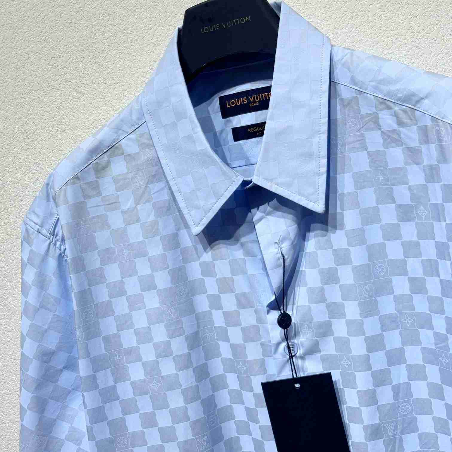Louis Vuitton Short-Sleeved Cotton Shirt    - DesignerGu