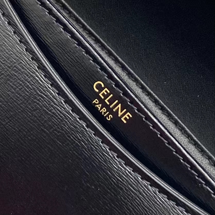 Celine Mini Besace Clea In Shiny Calfskin - DesignerGu