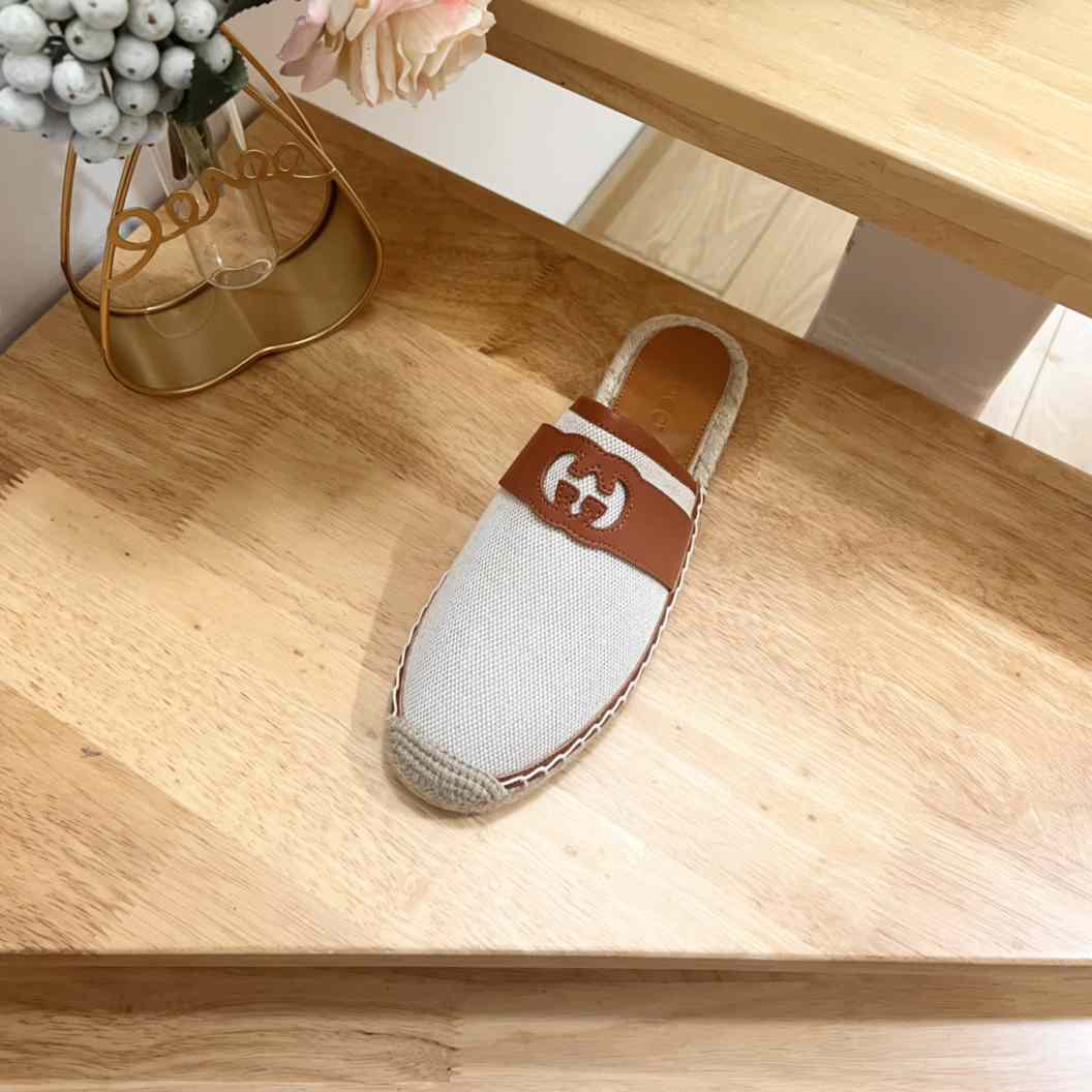 Gucci Interlocking G Slide Espadrille - DesignerGu