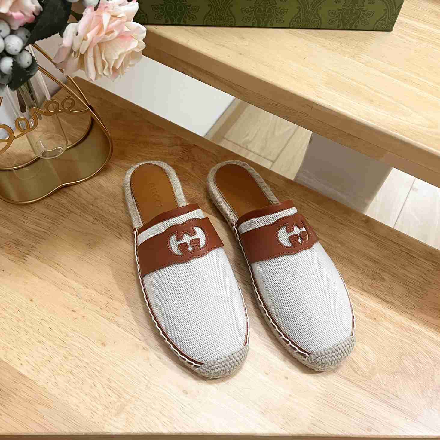 Gucci Interlocking G Slide Espadrille - DesignerGu