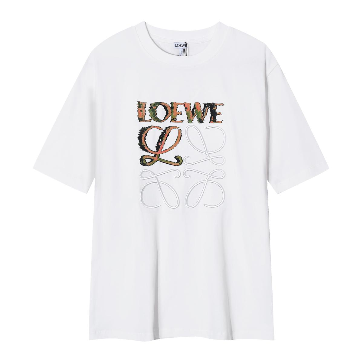 Loewe Anagram T-shirt In Cotton - DesignerGu