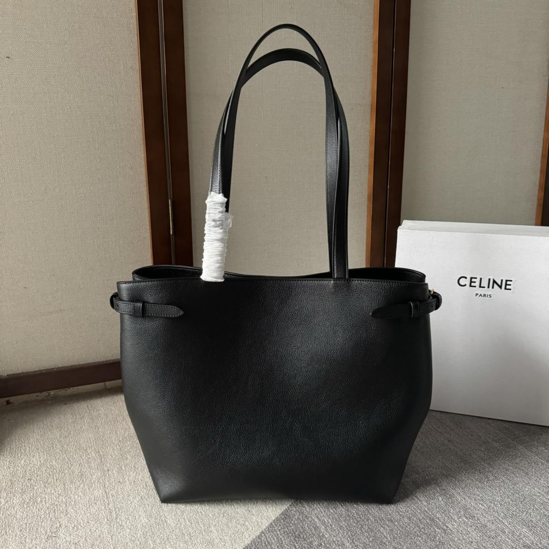 Celine Medium Cabas Anais Cuir Triomphe In Grained Calfskin - DesignerGu