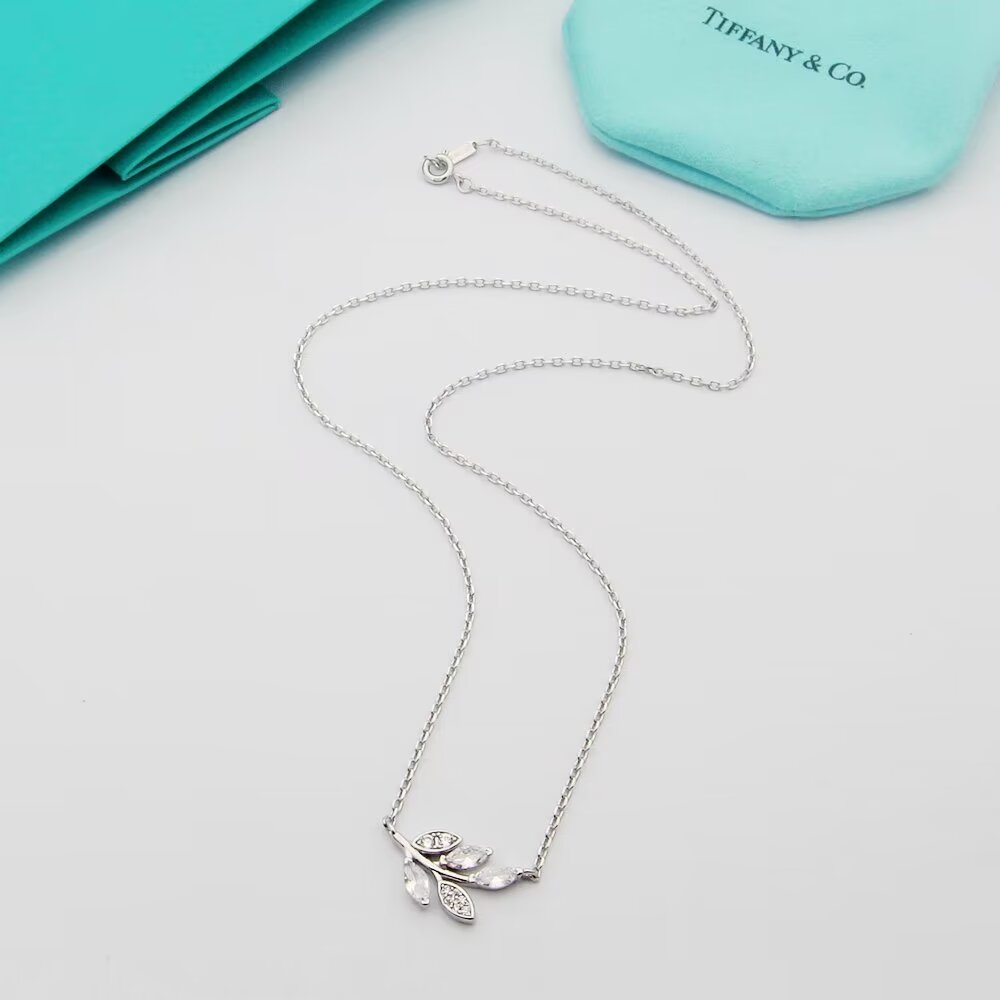 Tiffany & Co. Diamond Vine Pendant - DesignerGu