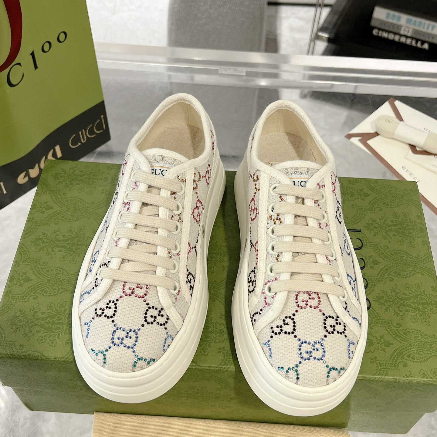 Gucci Women's GG Trainer  - DesignerGu