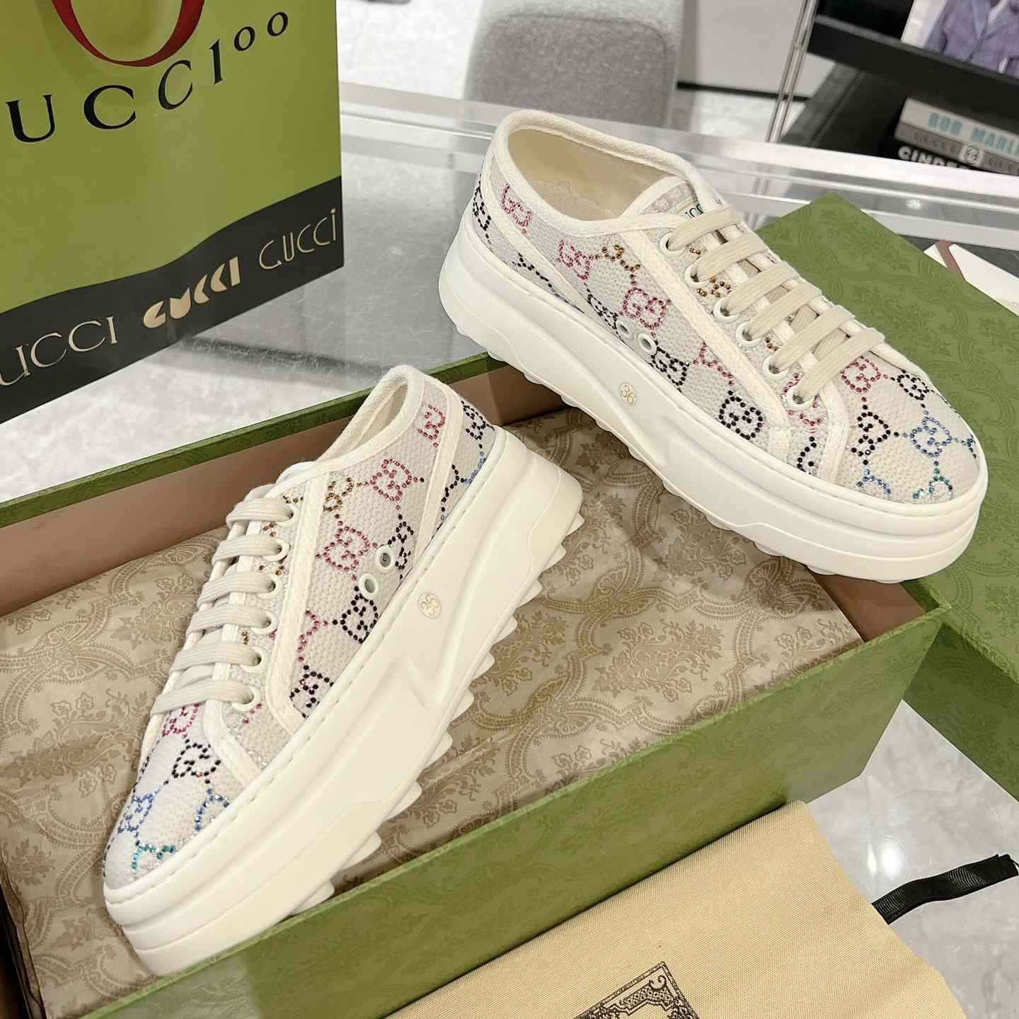 Gucci Women's GG Trainer  - DesignerGu