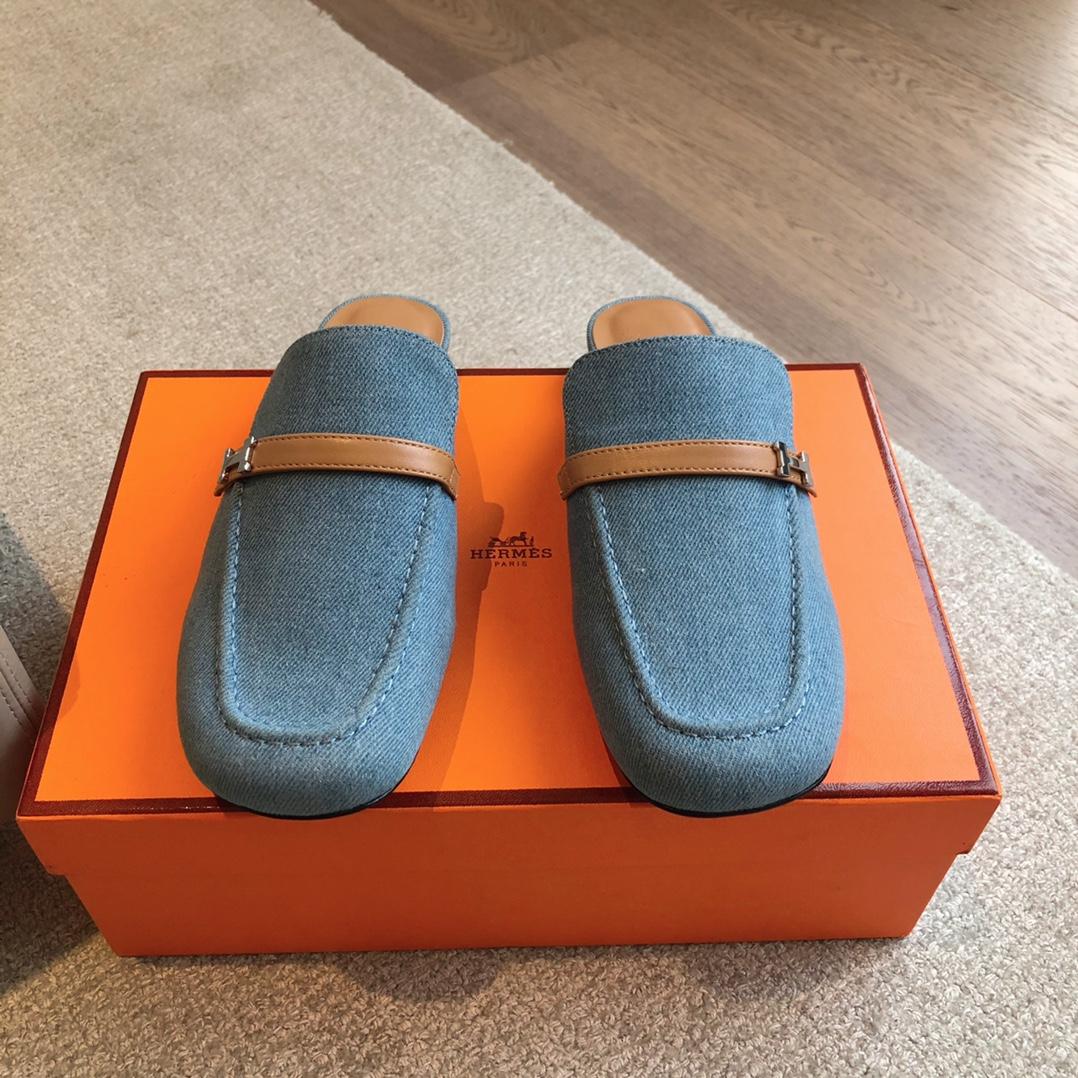 Hermes Iena Mule - DesignerGu