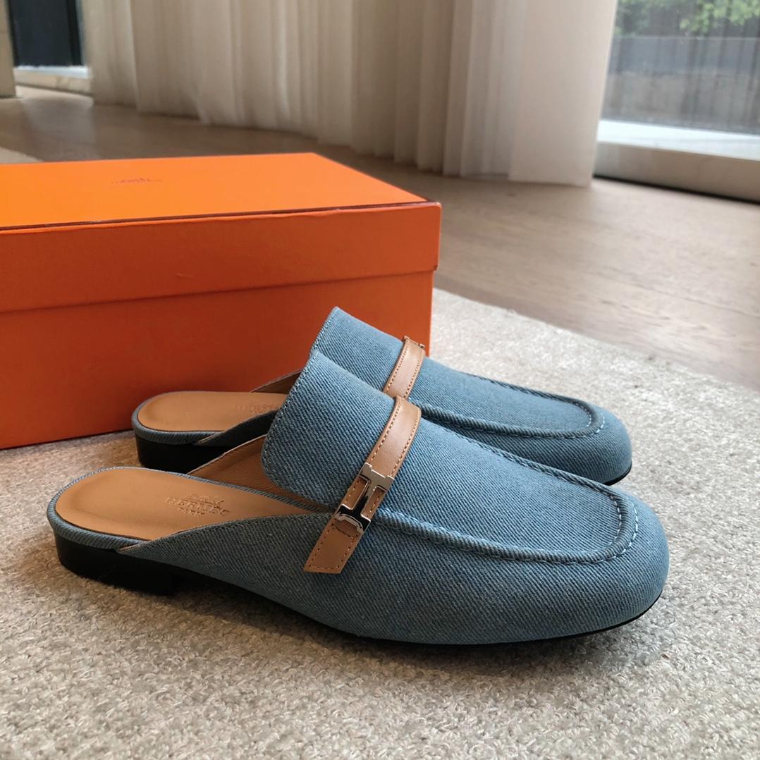 Hermes Iena Mule - DesignerGu