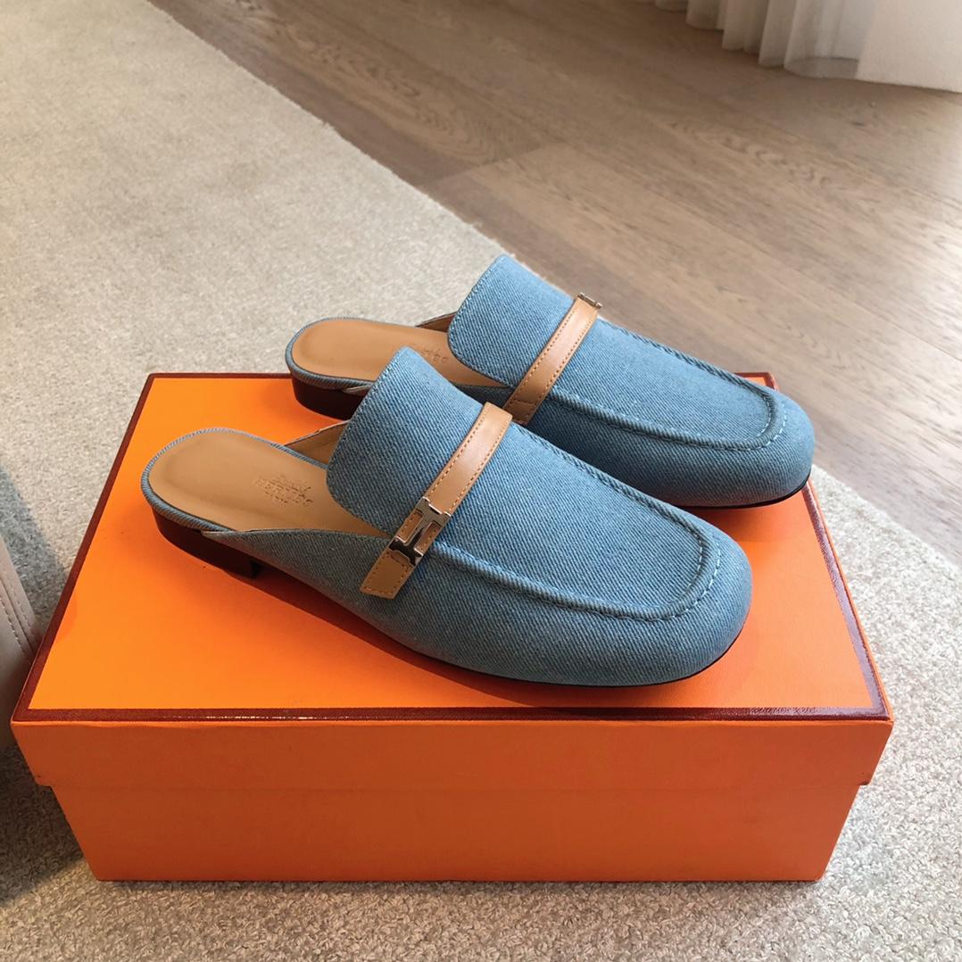 Hermes Iena Mule - DesignerGu