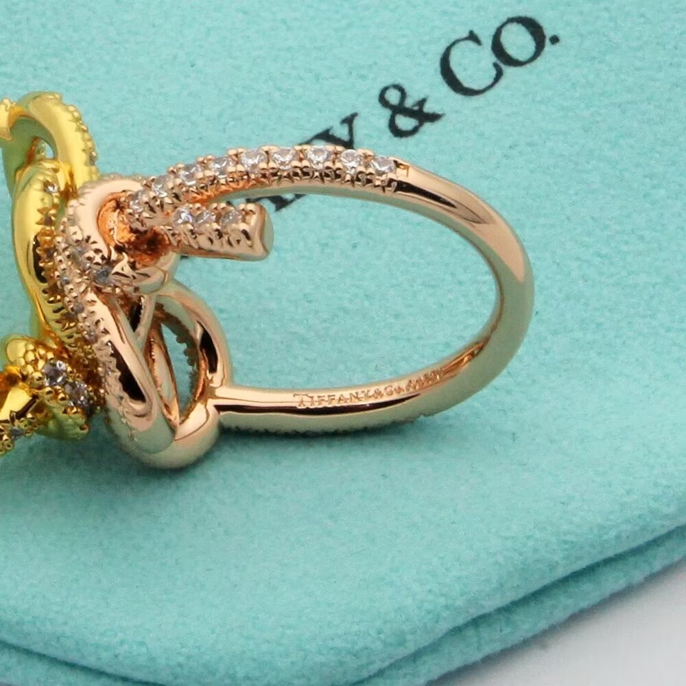 Tiffany & Co. Tiffany Keys Woven Keys Ring  - DesignerGu