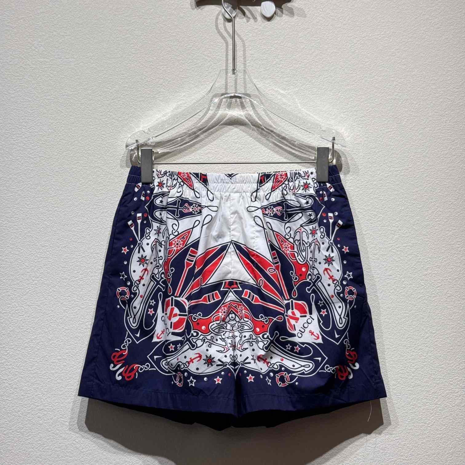 Gucci Bandana Print Cotton Short - DesignerGu