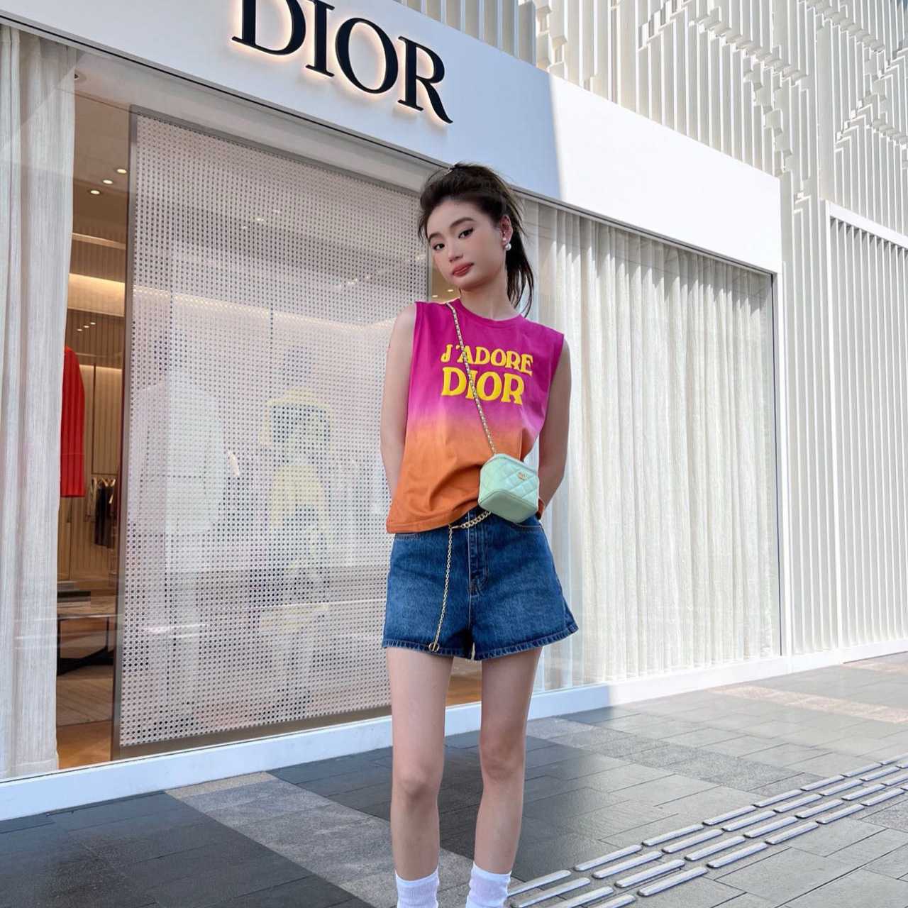 Dior Slogan-print Tank Top - DesignerGu