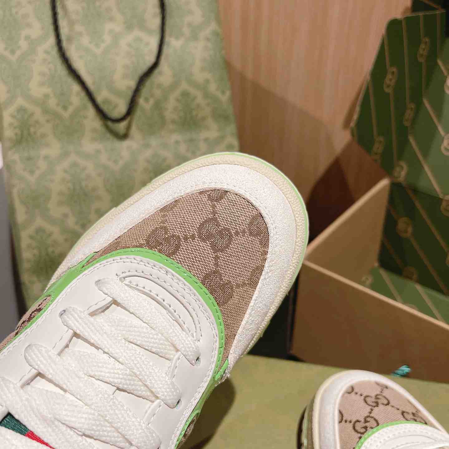 Gucci Re-Web Sneakers - DesignerGu