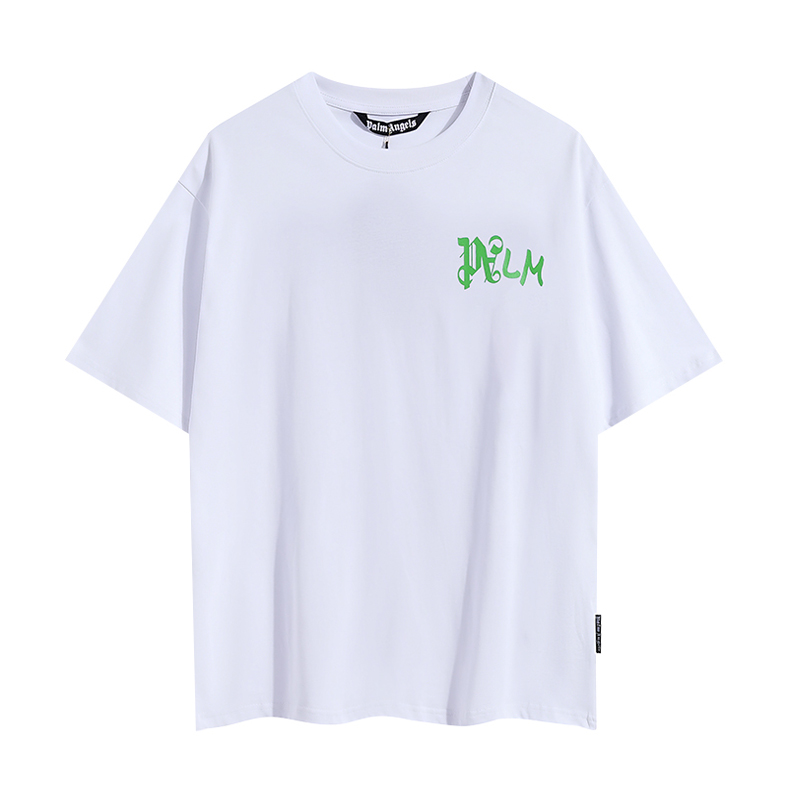  Palm Angels White T-Shirt I Am Lost - DesignerGu