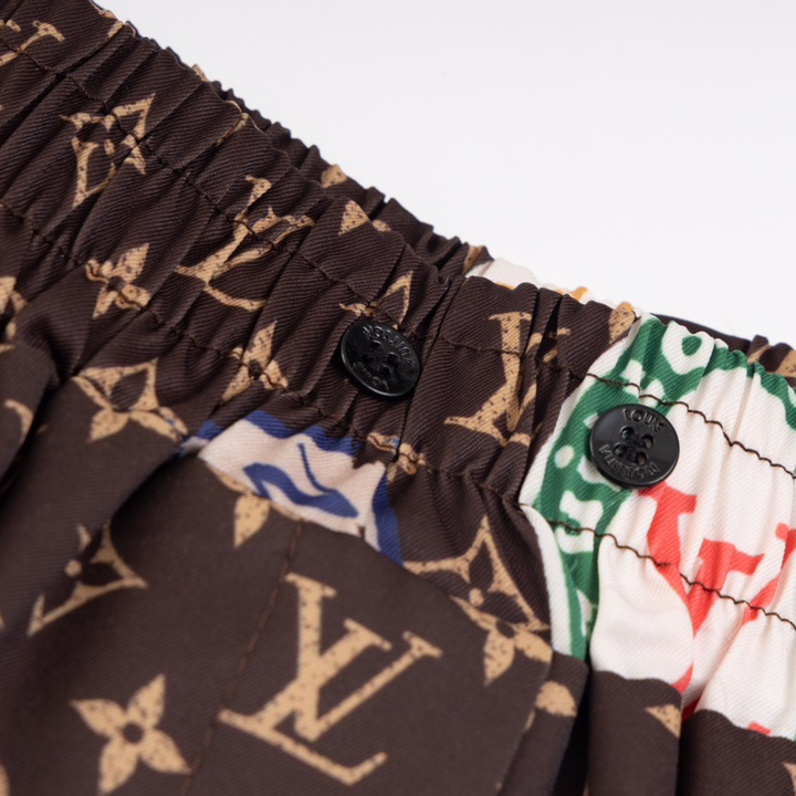 Louis Vuitton Silk Shirt & Short - DesignerGu
