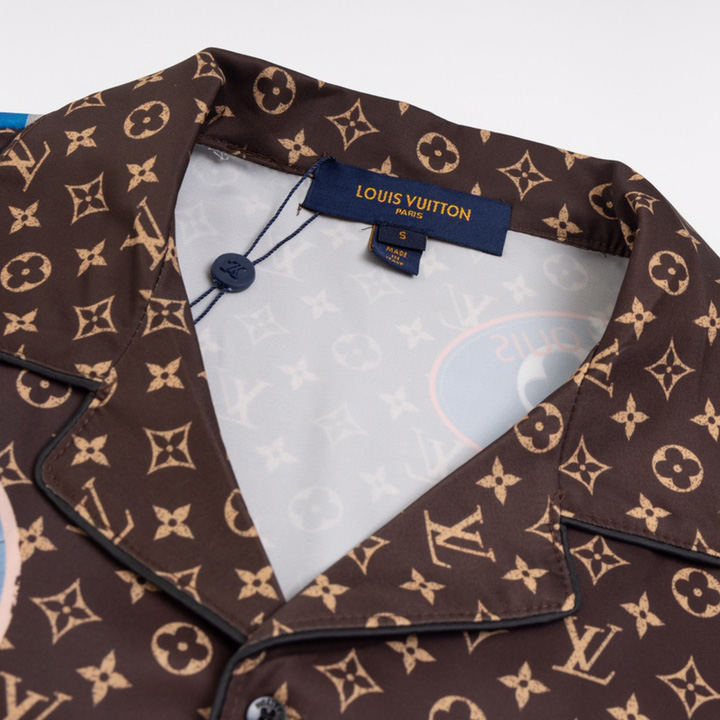 Louis Vuitton Silk Shirt & Short - DesignerGu