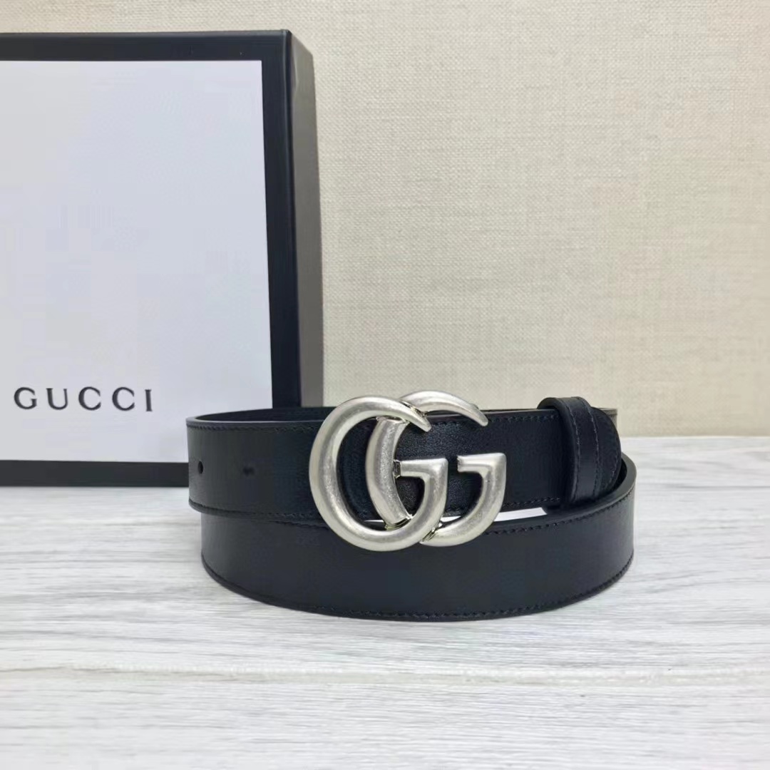 Gucci Leather Belt   - DesignerGu