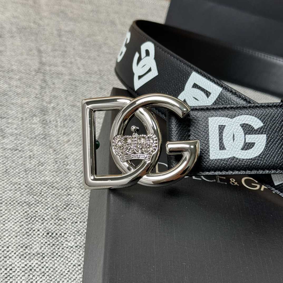 Dolce & Gabbana Logo-Printed Buckled Belt - DesignerGu