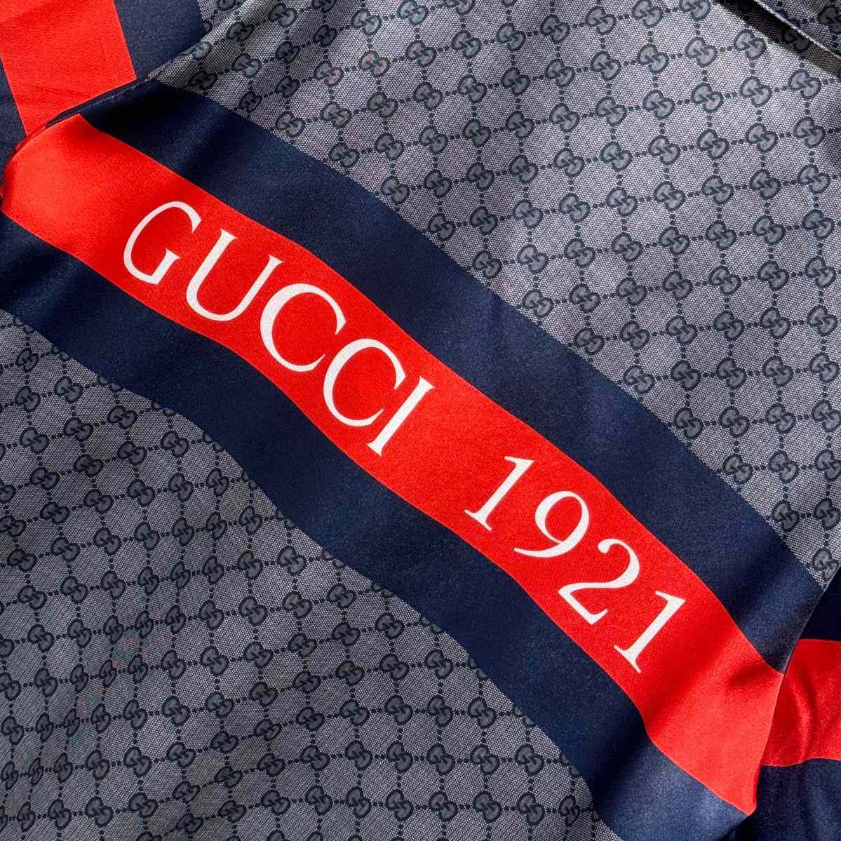 Gucci GG Cotton Shirt With Web - DesignerGu