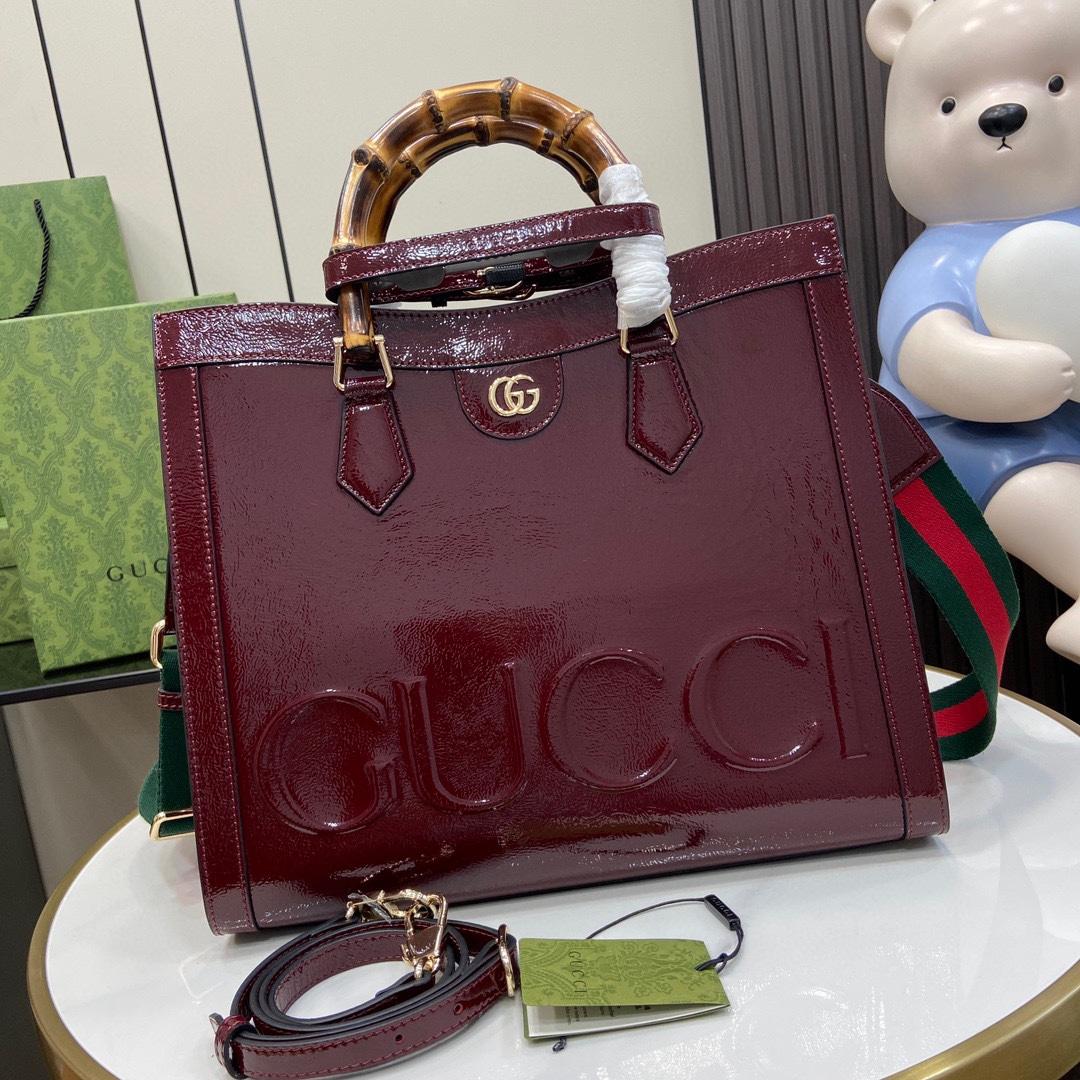 Gucci Diana Medium Tote Bag - DesignerGu