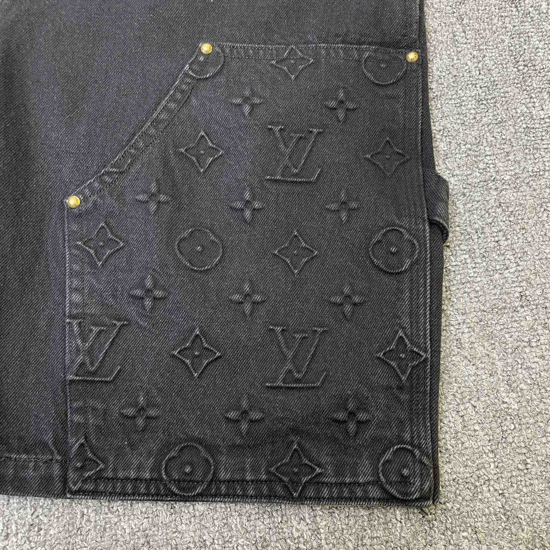 Louis Vuitton Monogram Denim Shorts    - DesignerGu