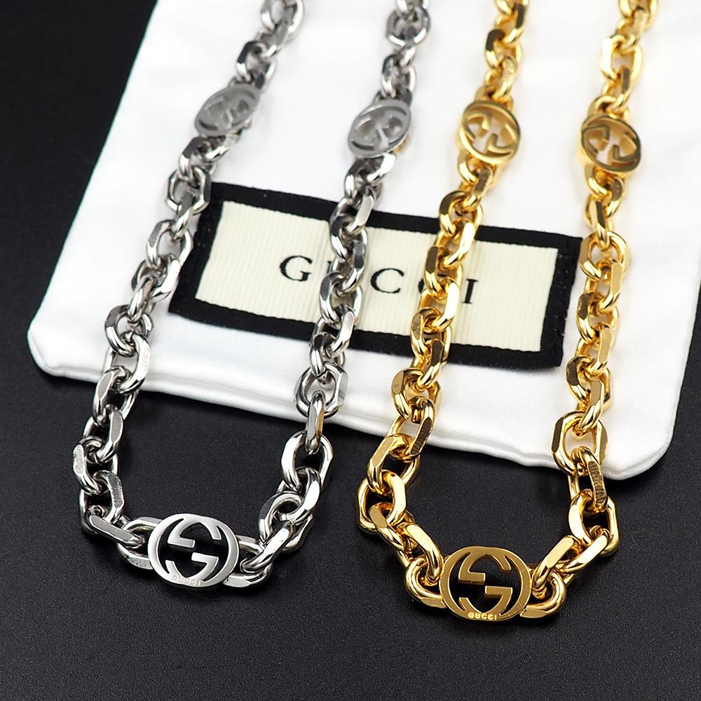 Gucci Interlocking Necklace - DesignerGu