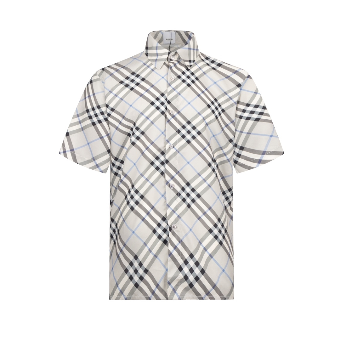 Burberry Check Cotton Shirt   - DesignerGu