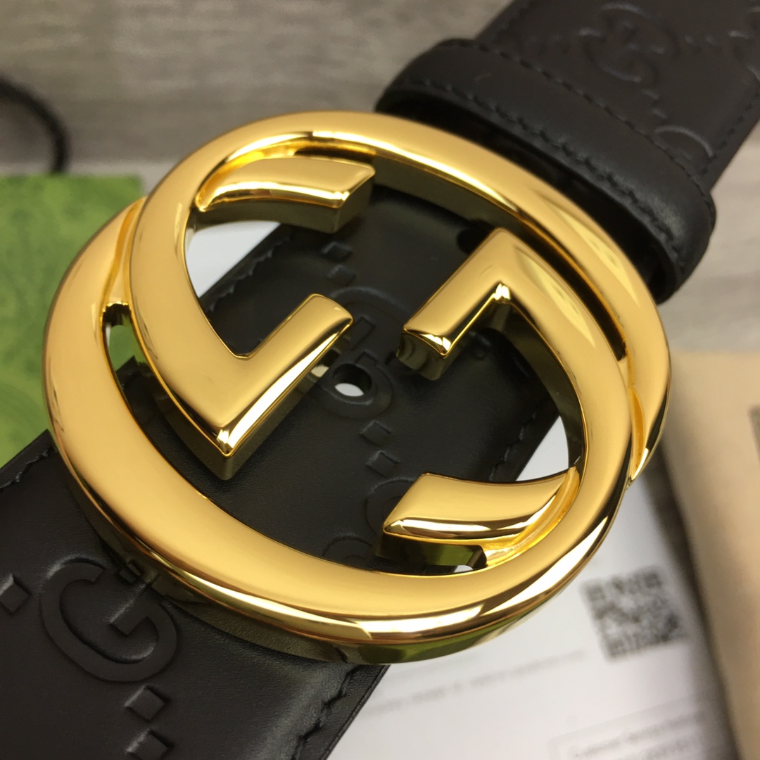 Gucci Leather Belt  40mm - DesignerGu