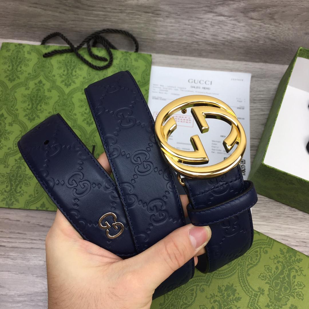 Gucci Leather Belt  40mm - DesignerGu