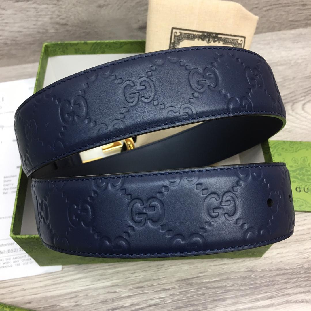 Gucci Leather Belt  40mm - DesignerGu