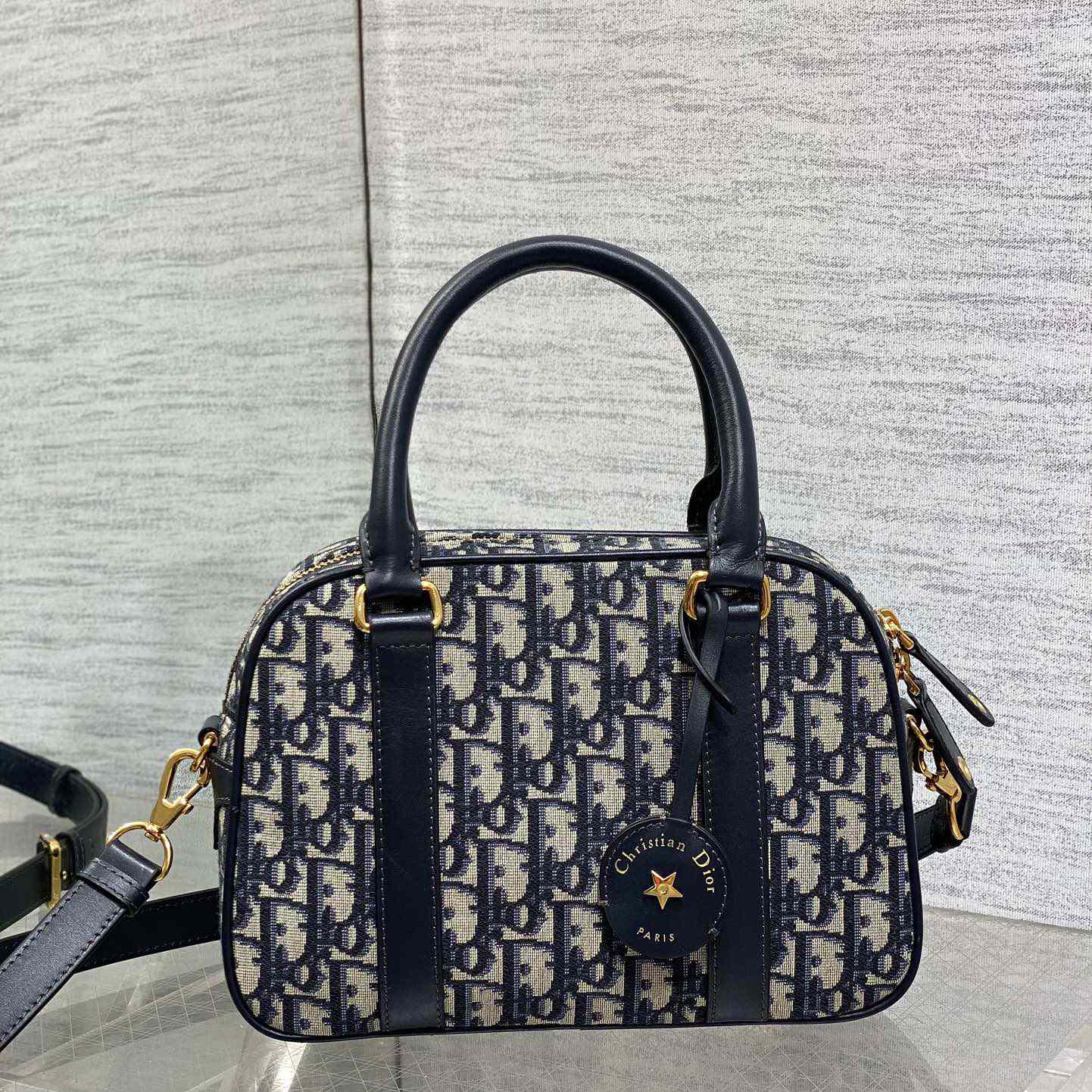 Dior Medium D-Vibe Bowling Bag - DesignerGu