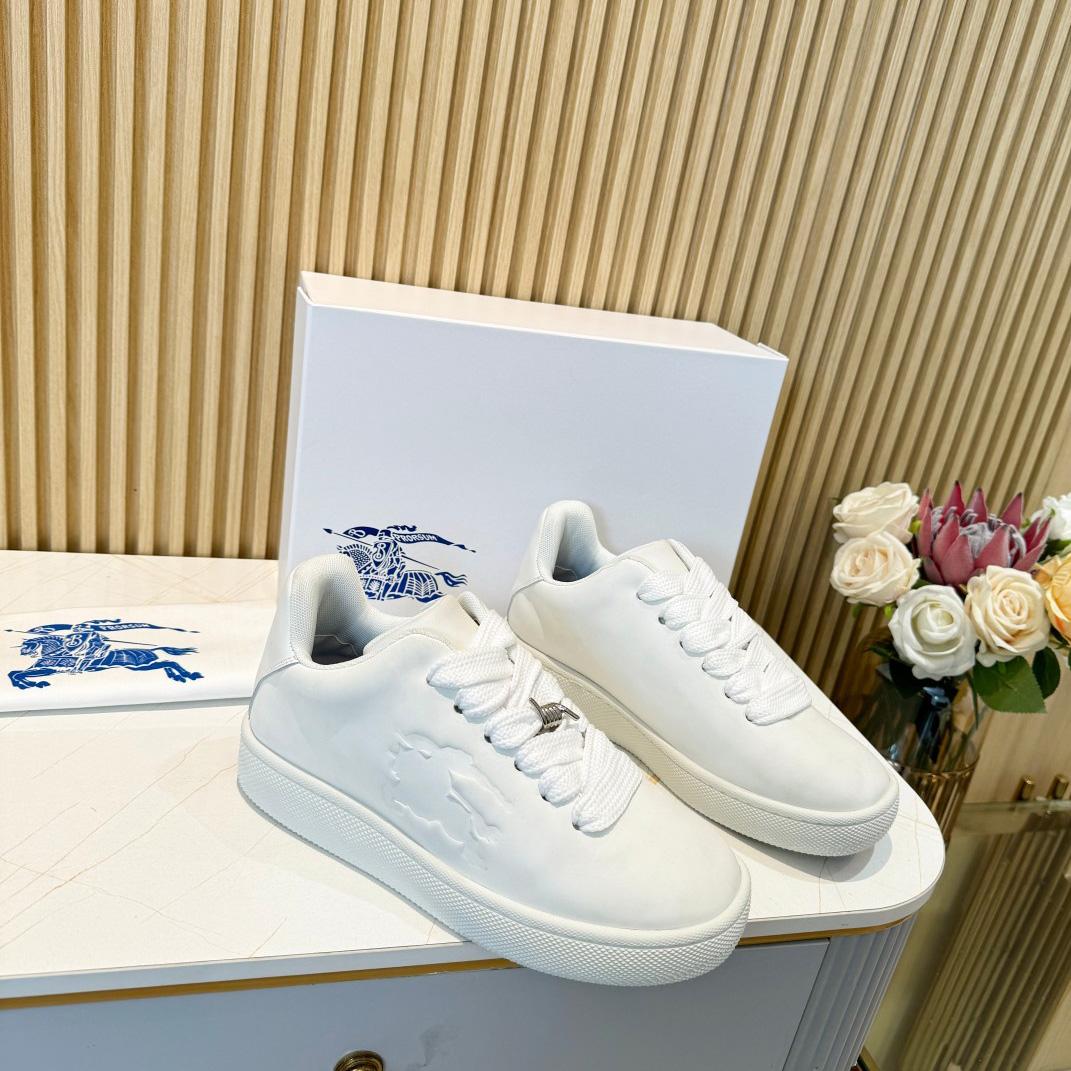 Burberry Leather Box Sneakers - DesignerGu