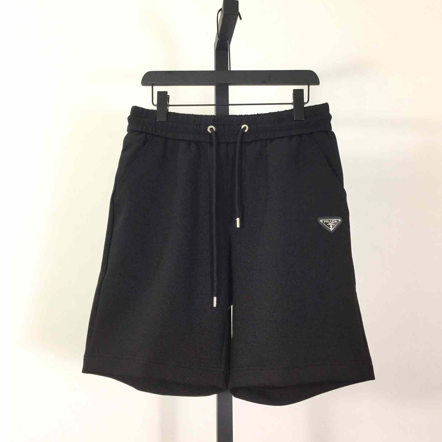 Prada Cotton Shorts In Gray - DesignerGu