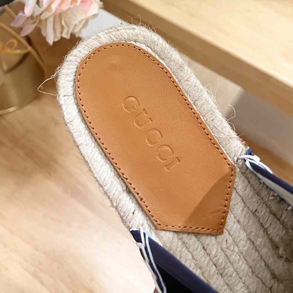 Gucci Interlocking G Slide Espadrille - DesignerGu