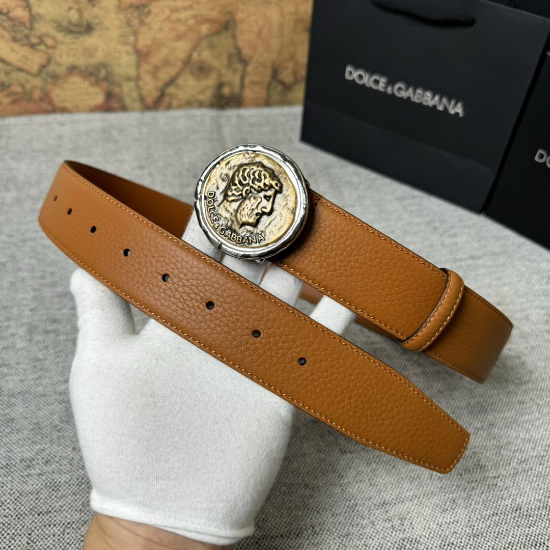 Dolce & Gabbana Leather Belt  - DesignerGu