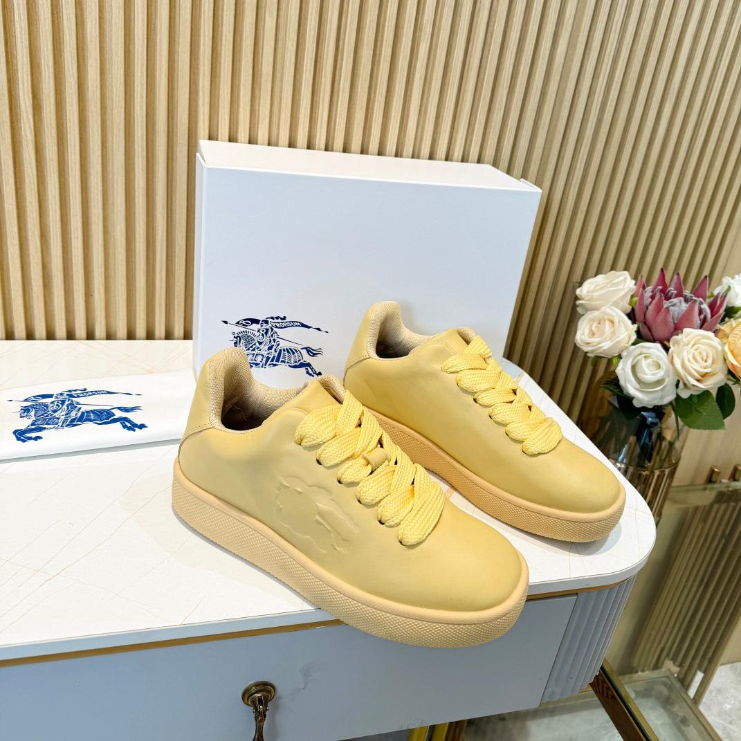 Burberry Leather Box Sneakers - DesignerGu