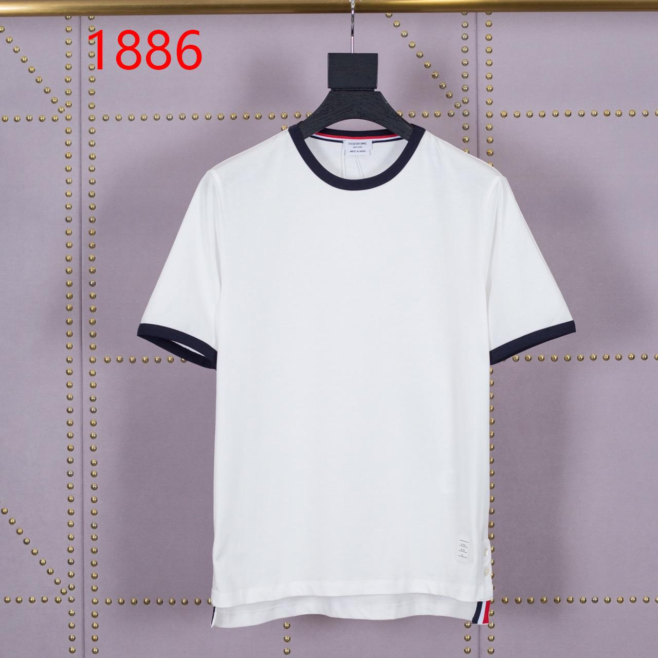 Thom Browne Short Sleeve T-Shirt   1886 - DesignerGu