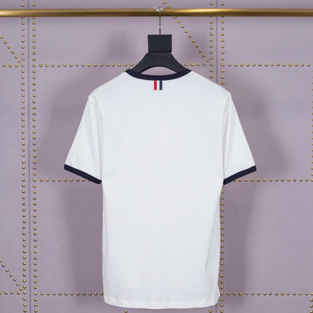 Thom Browne Short Sleeve T-Shirt   1886 - DesignerGu