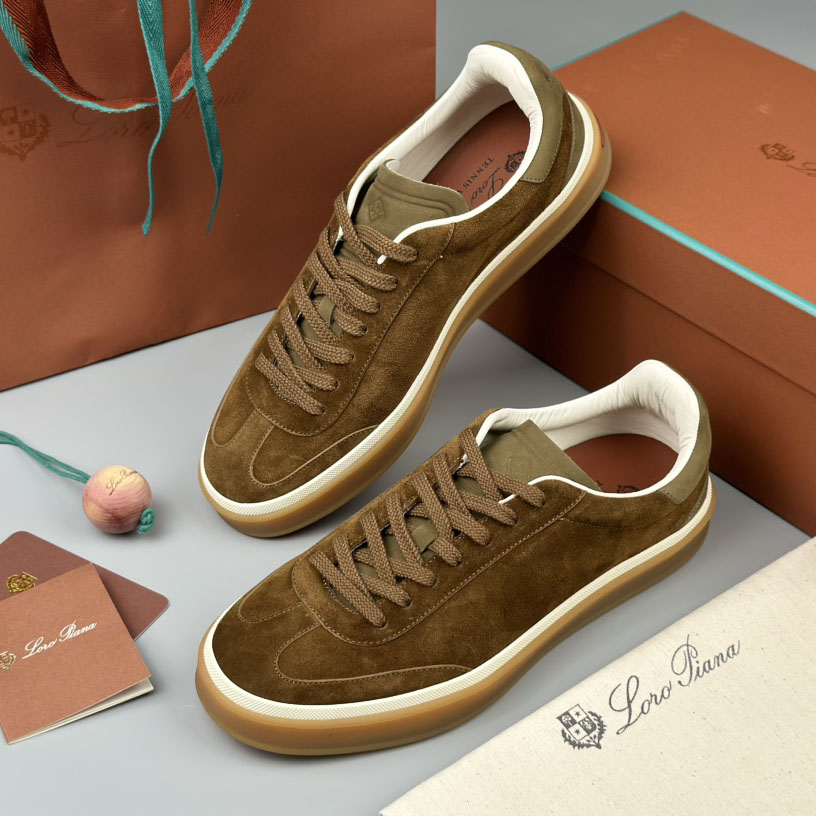 Loro Piana Low-top Lace-up Sneakers - DesignerGu